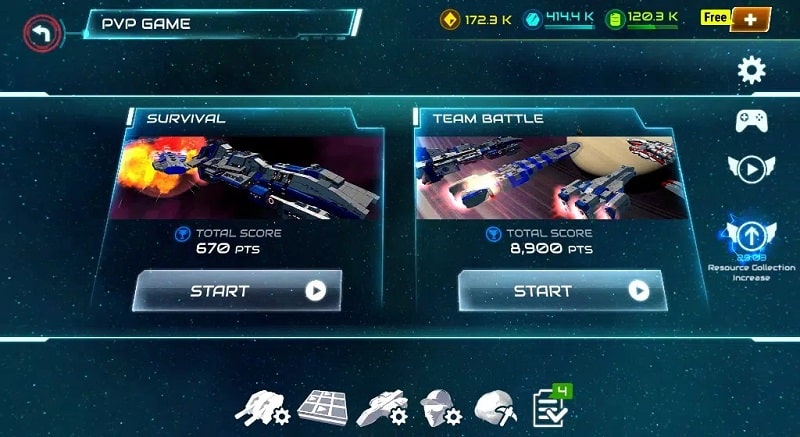 Chinh phục không gian với Starship Battle mod