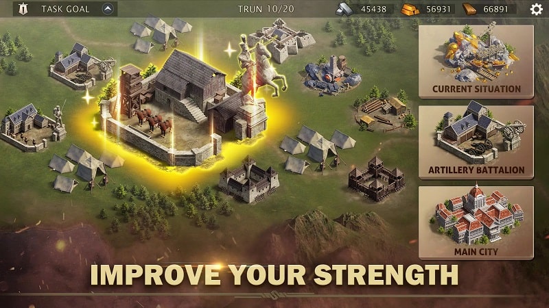 Mở rộng quyền lực quân sự với Strategy & War 2 MOD APK