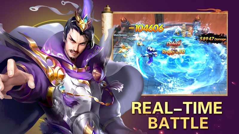 Giới thiệu Three Kingdoms: Heroes of Legend - Phiên bản MOD APK